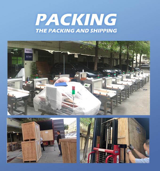 プラスチック ゴム 肉 ビスケット スナック コンベヤー 冷凍食品 産業用金属検出器 16