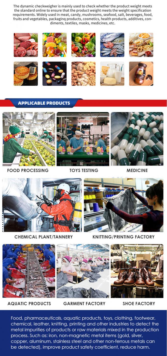 Frozen Fish Checkweigher Scale With Automated Sorting checking weigher reject System For Quality Products 4