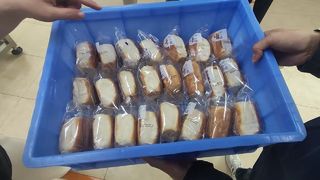 600 製品の最小 X 線食品安全機械