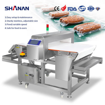 工業工場 バーベキュー 肉 食品 安全 輸送 自動 拒絶 金属検出 機械