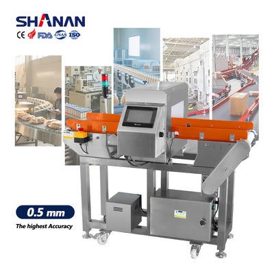 食品加工、化学薬品、工業製品検査用高感度金属探知システム