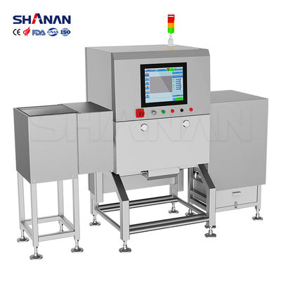 製薬工場の品質管理 鉄とガラスの検出用X線機器