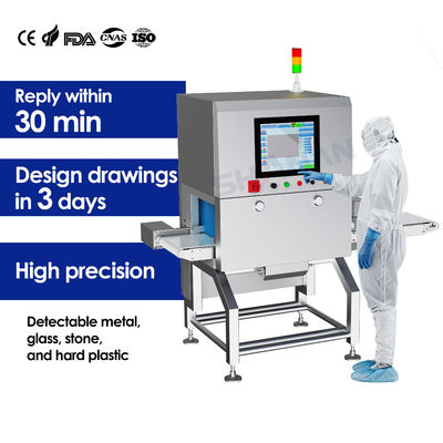 チョコレートナッツ缶詰製品検査用食品X線検査機リジェクトシステム