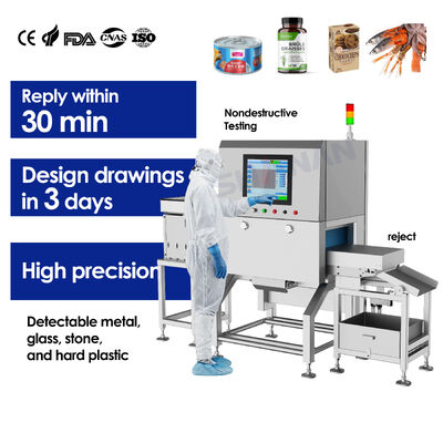 工場生産ラインの非破壊的なX線検査機械の安全性