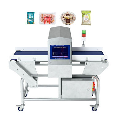 食品 チーズ クレイカー と ビスケット 工場 コンベアベルト 金属検出器